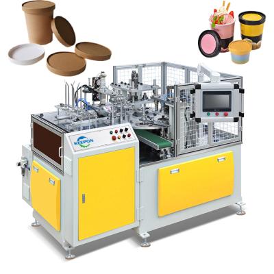 China Printing Shops Paper Lid Making Machine For Ice Cream Cup for sale