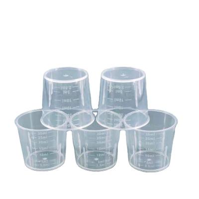 China Beverage 15ml 20ml 30ml PP Material Measuring Cups Plastic Cups for sale