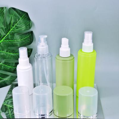 China 50ml 100ml Cosmetic Part Continuous Spray Bottles PE For Cosmetic Packaging for sale