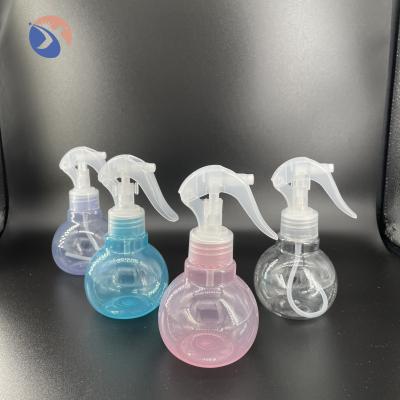 China Mini Trigger Sprayer Matched Clear PET Travel Cosmetic High Quality White Plastic Bottles for sale