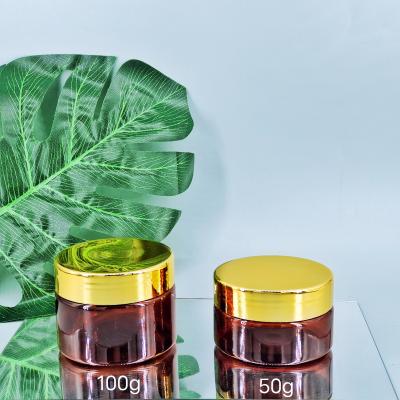 China 100g 50g Cosmetic Factory China Customized Empty Cream Jar Cosmetic Packaging for sale