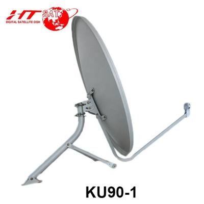 China Galvanized Steel KU BAND 90*100cm Satellite Dish And Satellite Antenna For TV for sale