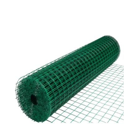 China Netting Small Tools Low Price 6 Gauge 4x4 Welded Wire Mesh Fence Of Green PVC Coated Welded Wire Mesh for sale