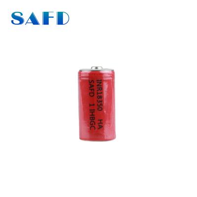 China High Quality Custom Rechargeable ODM Imr18350 Ion Lithium Batteries Manufacturer Cell Toys 900mah 10A for sale