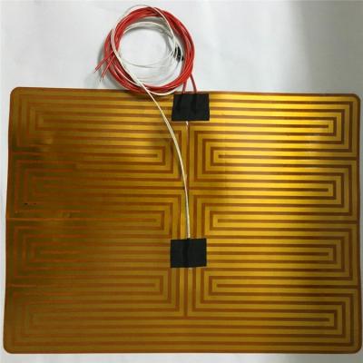 China Machinery Repair Shops Electric Insulated Thermofoil Polyimide Film Heating Pad Kapton Flexible Heater for sale