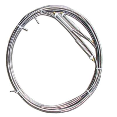 China Industrial Armored Electric Heating Tube 3 Heater Parts Stainless Steel 3 4 5 6mm for sale