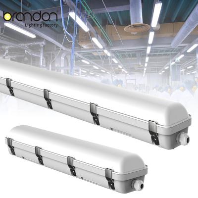 China Garage/Bay Office/Car Wash/Supermarket 1200Mm Waterproof Led Ip65 Lighting Fixture Tube Light Fittings T5 Vapor Proof Fixture for sale