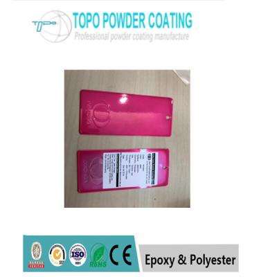 China Thermosetting Polyester Commercial Powder Coating PANTONG806C Red Color for sale