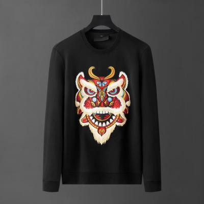 China 2021 Embroidery hoodie fashion breathable round neck sweater for men for sale