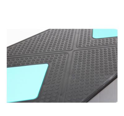 China Factory Sale Durable Cheap Fitness Exercise Board Step Adjustable Aerobic Platform With Riser for sale