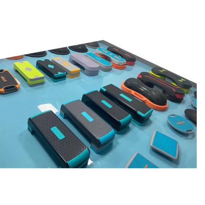 China Customized Durable Cheap Durable Adjustable Aerobic Blue Pink Green Color Beginner Aerobic Step Platform With Riser for sale