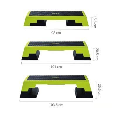 China PP+TPE Aerobics Equipment Board Sale Step Risers 2021 Favorable Price Cheap Board Steps Highs Step Platform With Adjust Riser for sale