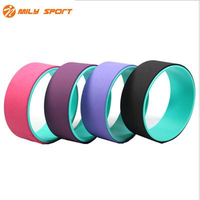 China Improve balance band surface and high quality ABS yoga exercise wheel for sale