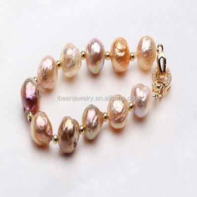 China Latest Bracelet Fashion Design Natural Pearl Baroque Jewelry Bracelet for sale