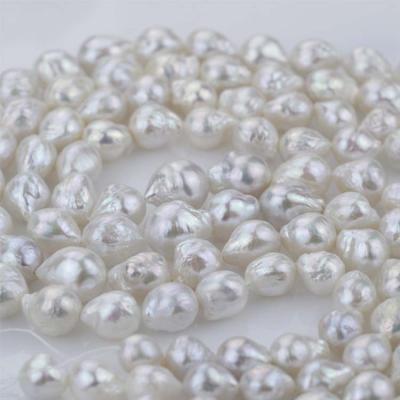 China Wholesale Natural Cultured Freshwater Pearl Beads Loose Necklaces Wholesale Large Baroque for sale