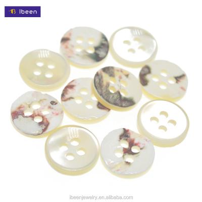 China Wholesale 18L Dry Cleaning Four Holes Round China Factory Trocas Shell Button Buton for sale