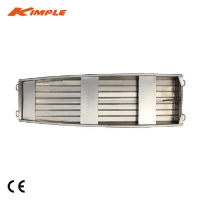 China CE Aluminum Flat Bottom Car Topper Aluminum Angler 370 3.7m 12ft KIMPLE Jon Boats for sale