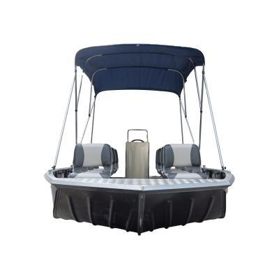 China Best Cheap R590 Aluminum Flat Bottom Hunting And Fishing Wide Aluminum Boats for sale