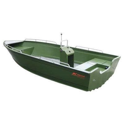 China Aluminum Welded Vessel 5.5m 18 Feet Aluminum Lure Boat Fishing Bass Boat for sale