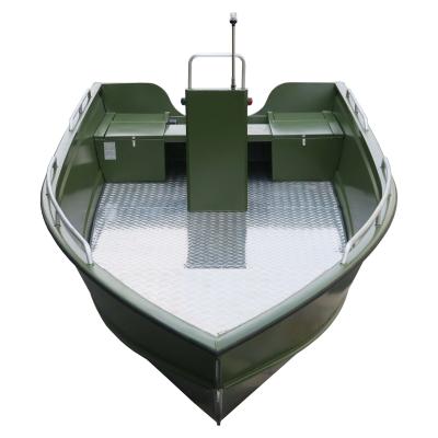 China China G550 aluminum boat used 6 person boat aluminum fishing boat with center steering console for sale