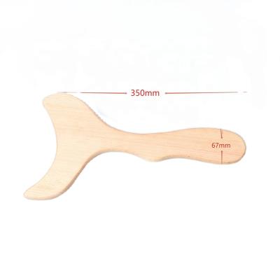 China Eco - Friendly Handheld Wooden Gua Sha Massage Tools Wooden Guasha Board Meridian Beauty for sale