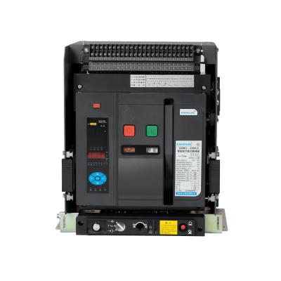 China qichaung intelligent universal acb breaker 630A 800A low voltage circuit 3 pole withdrawable air c 50/80kA or 4 pole industrial control for sale