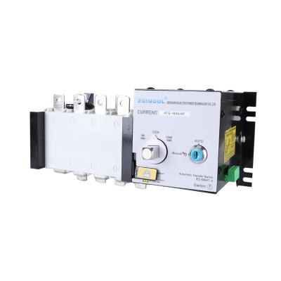 China PC level dual power transfer switch 160/4P 160A automatic speed conversion is safe and reliable ATS-160A-4P for sale