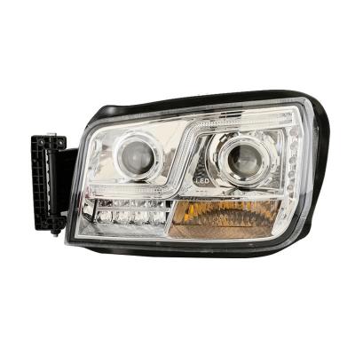 中国 SINOTRUK HOWO Truck LED Headlight Assembly Wg9719720002 White with Function Indicator 販売のため