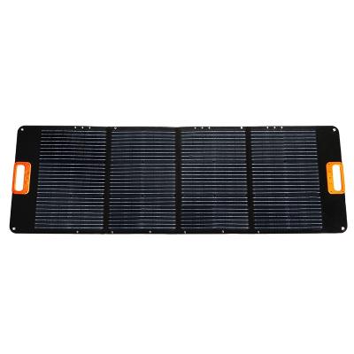 China 100W DC Mono Cell Paralleled USB Output Foldable Portable Solar Panel For Outdoor Camping Portable Power Station 534x390x48mm for sale