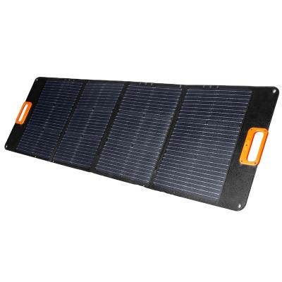 China Portable Folding Solar Panels 20V 100W High Efficiency Monocrystalline Waterproof Camping Silicon Solar Panels 534x390x48mm for sale