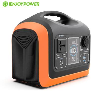 China Type C 600W Universal Plugs Portable Solar Power Plants Power Energy Storage Generator Set for sale