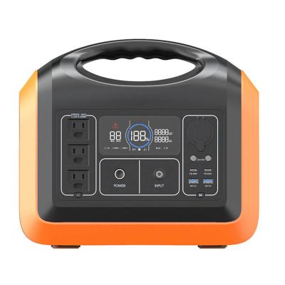 China Type C 600W 1200W 1800W 2400W Portable Solar Generator Rechargeable Station For Outdoor Emergency Power Supply for sale