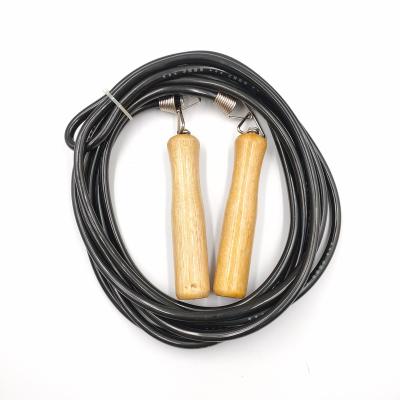 China Promotional Adult Fitness Exercise 5m 7m 9m Student Group 10m PVC Adult Jump Rope With Wooden Handle for sale