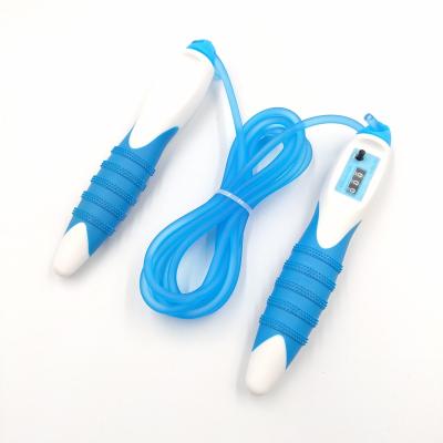 China New Design Durable Massage Handle Adults Exercise Skipping Rope Jump Rope With Counter for sale