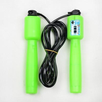 China Comfortable Plastic Handle Customized Logo Basic Exercise Jump Rope With Counter for sale