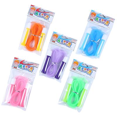 China Wholesale Jump Rope Multi Color PVC Fitness Exercise Kids Soft Grip Rubber Jump Rope for sale