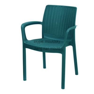 China Injection Rattan Steel Plastic Chair Molds Manufacturer in Taizhou China for sale