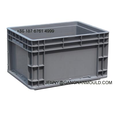 China injection steel plastic crate box mold for storage box mold maker in taizhou china huangyan for sale