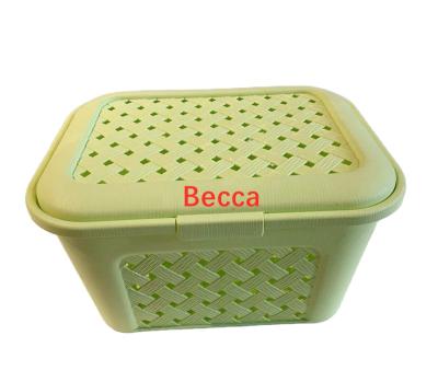 China Steel Basket Mold Toy Clothes Container Mold Laundry Basket Cover Basket Lid Taizhou Mold Maker for sale