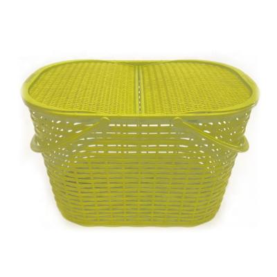 China JIANGNAN picnic basket plastic mold injection fruit vegetable basket mold factory for sale