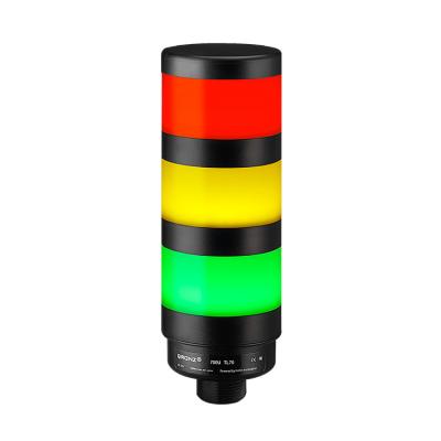 China Polycarbonate Pilot Light Tower Led Industrial Scale TL70BK-S3 Three Segment Black Equipment Indicator Lights With 100 Color Two Year Indicator for sale