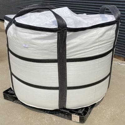 China Food grade low price high quality 1 ton 2 ton industrial white pp jumbo bags fibc woven container bag for sale