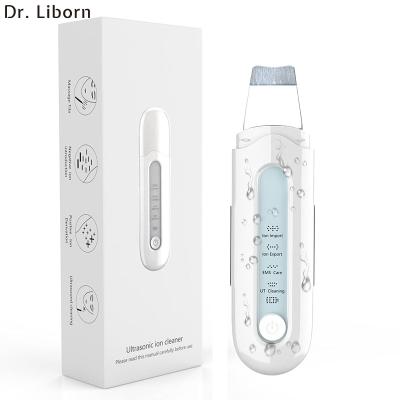 China Wholesale Ultrasound DEEP CLEANSING Ion Deep Facial Cleansing Machine Remove Blackhead Wrinkle Pore Clean Face Ultrasonic Skin Scrubber for sale