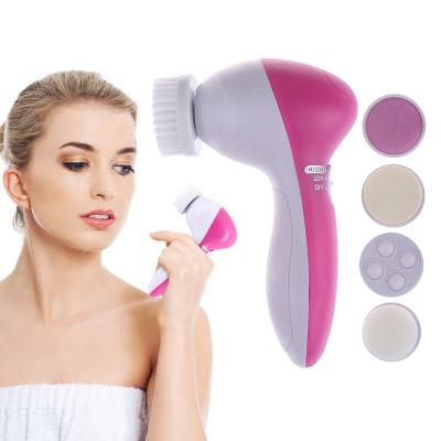 China Wholesale Newest Acne Treatment Rotation Exfoliating Instrument Face Sonic Facial Cleansing Brush Electric Facial Cleanser for sale