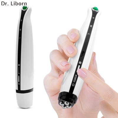 China Wrinkle Remover Electric Vibration Eye Massager Passionate Wand Relieves Dark Circles And Puffiness Skin Care Facial Eye Massager Pen for sale