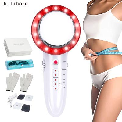 China Wholesale Portable 6 In 1 Infrared Ultrasonic Weight Loss Body Fat Burning Machine EMS Slim Beauty Device for sale