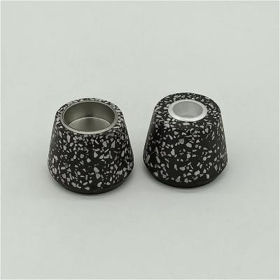 China ECO-frendly Modern Mini Candle Holder Candlestick Holder Terrazzo Candle Holder for sale