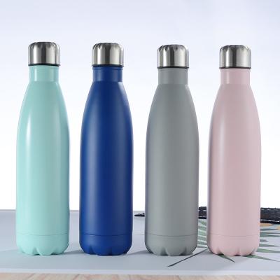 China Sustainable 350ml 500ml 750ml Stainless Steel Double Insulated Cola Water Bottle Vacuum Custom Sports Bottle for sale