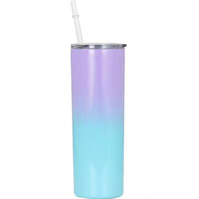 China Wholesale Viable Stainless Steel Sublimation Mug Vacuum Insulated Skinny Mug With Customized Lid Tumbler for sale