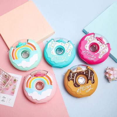 China REX Donut Water Bottles Viable Water Cup Children's Drinking Hanging Neck Small Capacity Water Bottle For School for sale